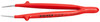 Knipex 92 27 62, 6" Stainless Steel Gripping Tweezers-Pointed Tips-1000V Insulated_main