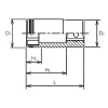 Koken 2350X-14, 1/4 Sq. Dr. Semi-Deep NUT GRIPÂ® Socket 14mm