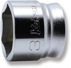 Koken 2400MZ-13, 1/4 Sq. Dr. Socket  13mm 6 point Length 15mm Z-series