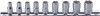Koken 2400A-3/16, 1/4 Sq. Dr. Socket  3/16 6 point Length 22mm