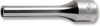 Koken 2300M-3, 1/4 Sq. Dr. Socket  3mm 6 point Length 50mm