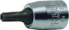 Koken 2025.28-10IPR, 1/4 Sq. Dr. Tamper-Resistant TORXplusÂ® 10IPR Bit Socket - Length 28mm