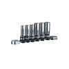 Nepros NTB3L06A, 3/8"sq. Deep Socket Set (6pt.) Metric (6pcs)