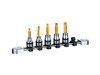 Nepros NTQ6T05A, 3/8"sq. T-Type Torx Bit Socket Set (5pcs.)