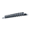 Nepros NTB312A, 3/8"sq. Socket Set (6pt.) Metric (12pcs)
