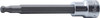 Koken 3011M.120-3, 3/8 Sq. Dr. Bit Socket  3mm Ballpoint Hex Length 120mm