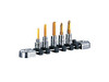 Nepros NTBT205A, 1/4"sq. Hex Key Socket Set (5pcs.)