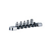 Nepros NTQ4E05A, 1/4"sq. E-Type Torx Socket Wrench Set (5pcs.)