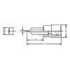 Koken 403807, Ko-ken 3005-8 3/8 Sq. Dr. Bit Socket Slotted 1.2X8 Length 60mm
