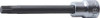 Koken 3020.100-M10, 3/8 Sq. Dr. Bit Socket XZN M10 Triple Square Length 100mm