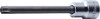 Koken 3025.100R-T45H 3/8 Sq. Dr. Round Shank Tamper-Resistant TORXÂ® T45H Bit Socket - Length 100mm_main