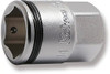 Koken 3450MH-14 3/8 Sq. Dr. Socket  14mm Nut Grip Length 27mm Outer Hex 17mm