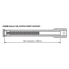Koken 3300M-8(L120) 3/8 Sq. Dr. Socket  8mm 6 point Length 120mm