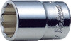 Koken 3405W-1/8 3/8 Sq. Dr. Socket Whitworth 1/8 12 point Length 26mm_main