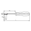 Koken 167M-14 Socket Driver  14mm 6 point Length 245mm