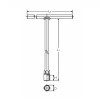 Koken 104A-1/4 T Handle Socket  1/4 6 point Length 200 x 180mm