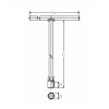 Koken 104M-11 T Handle Socket  11mm 6 point Length 250 x 200mm