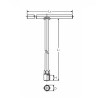 Koken 104M-13 T Handle Socket  13mm 6 point Length 300 x 250mm