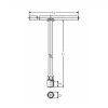 Koken 104M-8 T Handle Socket  8mm 6 point Length 250 x 200mm