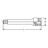 Koken 24760-75P 1/2 Sq. Dr. Extension Bar Pin Length 75mm