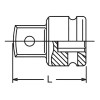 Koken 16688A 3/4 Sq. Dr. Adaptor 1 Square Length 62mm Hole type