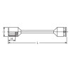 Koken 18101M-24X350NM 1 Sq. Dr. Torsion Bar 24mm x 350Nm Length 300mm