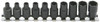 Koken RS2127/10 1/4 Sq. Dr. Nut Twister set 4mm-10mm 10 pieces_main