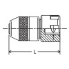 Koken 3131A-2 3/8 Sq. Dr. Adjustable Tap Holder Min. 4.5mm Max. 8.0mm Length 47mm