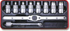 Koken 3264 3/8 Sq. Dr. Tap Holder Set 10 pieces