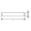 Koken A02 Pin for 3 1/2 Sq. Dr. - 180mm Length