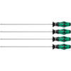 Wera 028074, 367/4 TORX® HF Kraftform Plus Screwdriver set with holding function and 300 mm-long blades, 4 pieces