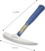 Estwing E3-14P, 14 Oz Rock Pick Pointed Tip_main