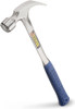 Estwing E3-22CM, 22 Oz Framing Hammer W/ Curved Claw,Milled Face , Shock Reduction Blue Vinyl Gri_main