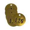 CH Hanson 40018, Tag-126-150 1-1/4" Round Brass 25pk_main