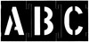 CH Hanson 10185, Stencil Set-Letter/Number 4" PVC 92Pcs._main