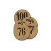 CH Hanson 43231, Tag-76-100 1-1/4" Round Brass 25pk_main