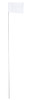 CH Hanson 15086, Stake Flags-21" Staff, 2-1/2"x3-1/2" Flag, White  100Pcs._main