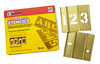 CH Hanson 10013, Stencil Set-Numbers 3" Brass 15Pcs._main