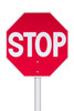 CH Hanson 55400, Stop/Slow Sign-60" Plastic Pole_main