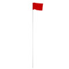 CH Hanson 15080, Stake Flags-21" Staff, 2-1/2"x3-1/2" Flag, Red Fluorescent 100Pcs._main