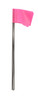 CH Hanson 15066, Stake Flags-15" Staff, 2-1/2"x3-1/2" Flag, Pink Fluorescent 10Pcs._main