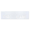 CH Hanson 70030, Stencil-FIRE LANE 4"x3" LDPE Curb_main
