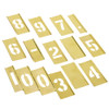 CH Hanson 10305, Stencil Set-Numbers 2" Brass 15Pcs. Carded_main