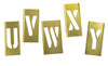 CH Hanson 10033, Stencil Set-Letter 3" Brass 33Pcs._main