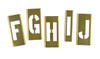 CH Hanson 10034, Stencil Set-Letter 4" Brass 33Pcs._main