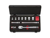 Nepros NTB311CZ, 3/8"sq. Socket Wrench Set (6pt.) Metric (11pcs.) with Steel Case