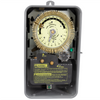 Intermatic T1975HDR, 24-Hour Heavy-Duty Metal Dial Mechanical Time Switch with Skip-a-Day, 125 VAC, 60Hz, SPDT, Outdoor Metal Enclosure, 15 Minute Interval_main