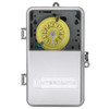 Intermatic T101PCD82, 24-Hour Mechanical Time Switch, 120 VAC, 60Hz, SPST, Indoor/Outdoor Plastic with See-Through Door Enclosure, 1 Hour Interval_main