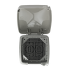Intermatic WP5225G, Extra-Duty Plastic In-Use Weatherproof Cover, Double-Gang, Vrt, 2.75" Gray_main