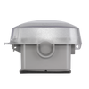 Intermatic WP5103C, Extra-Duty Plastic In-Use Weatherproof Cover, Single-Gang, Vrt/Hrz, 2.75" Clear, 3/0 Adapter Plate_main